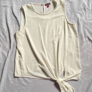 Waki tie detail textured blouse